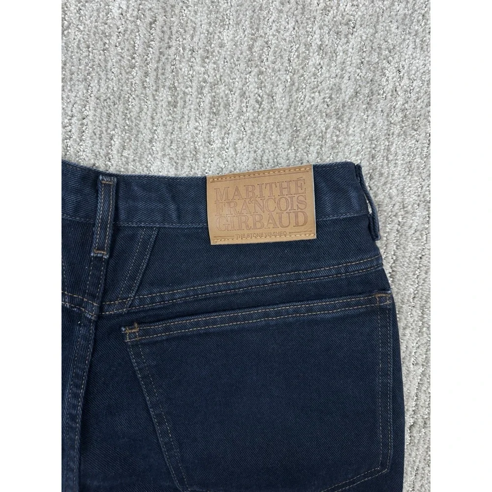 Marithe Francois Girbaud Shorts Womens 9/10 Blue Denim Cuffed Vintage 90's Y2K